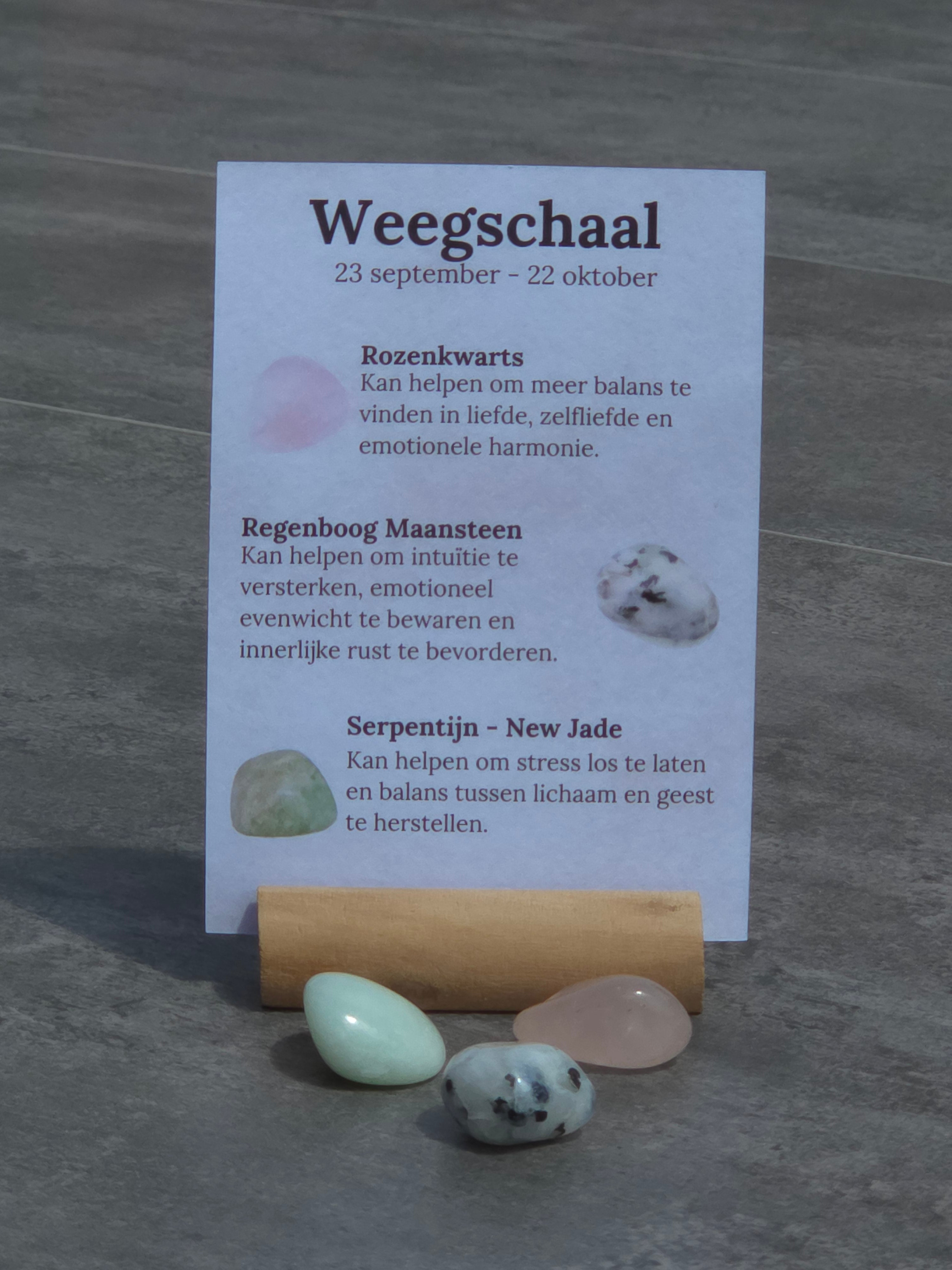 Sterrenbeeld setje Weegschaal