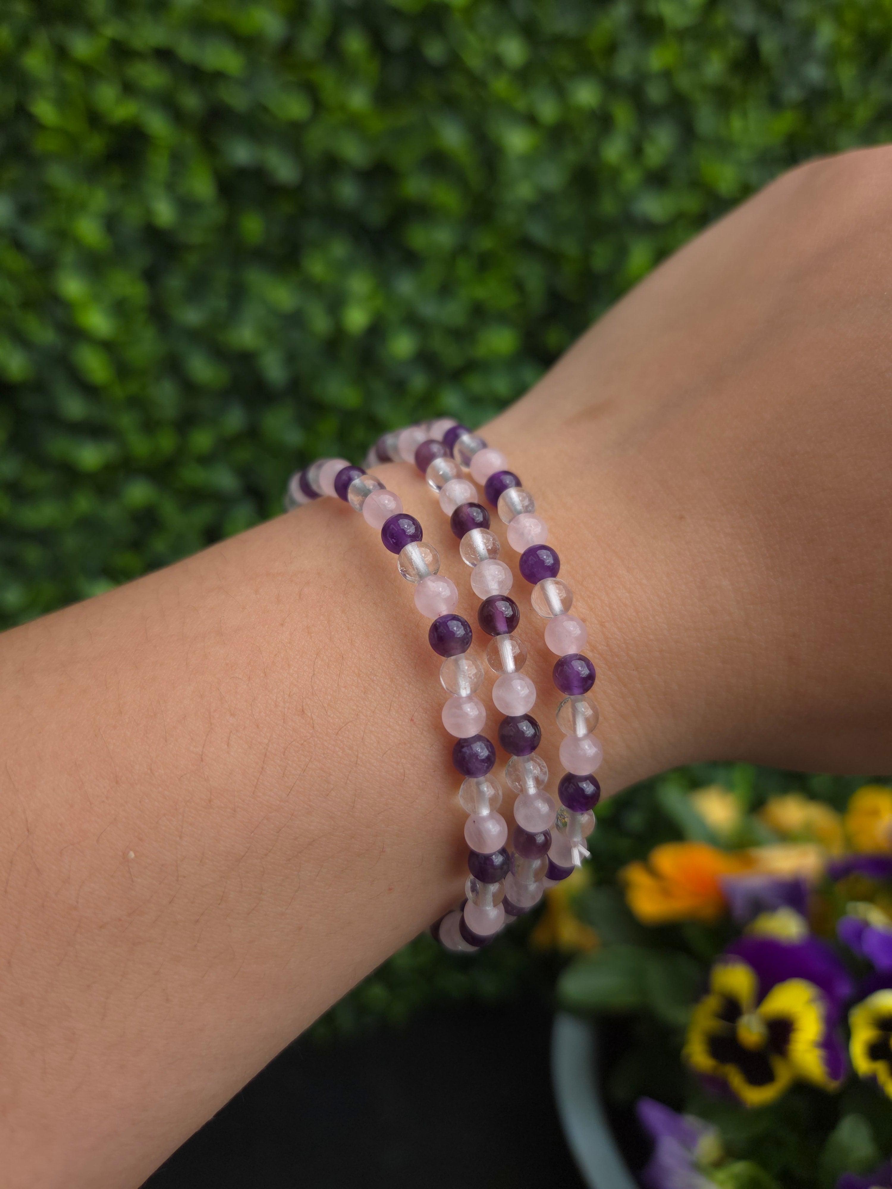Goudendriehoek armband 4mm