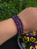 Amethist A-kwaliteit armband 6mm