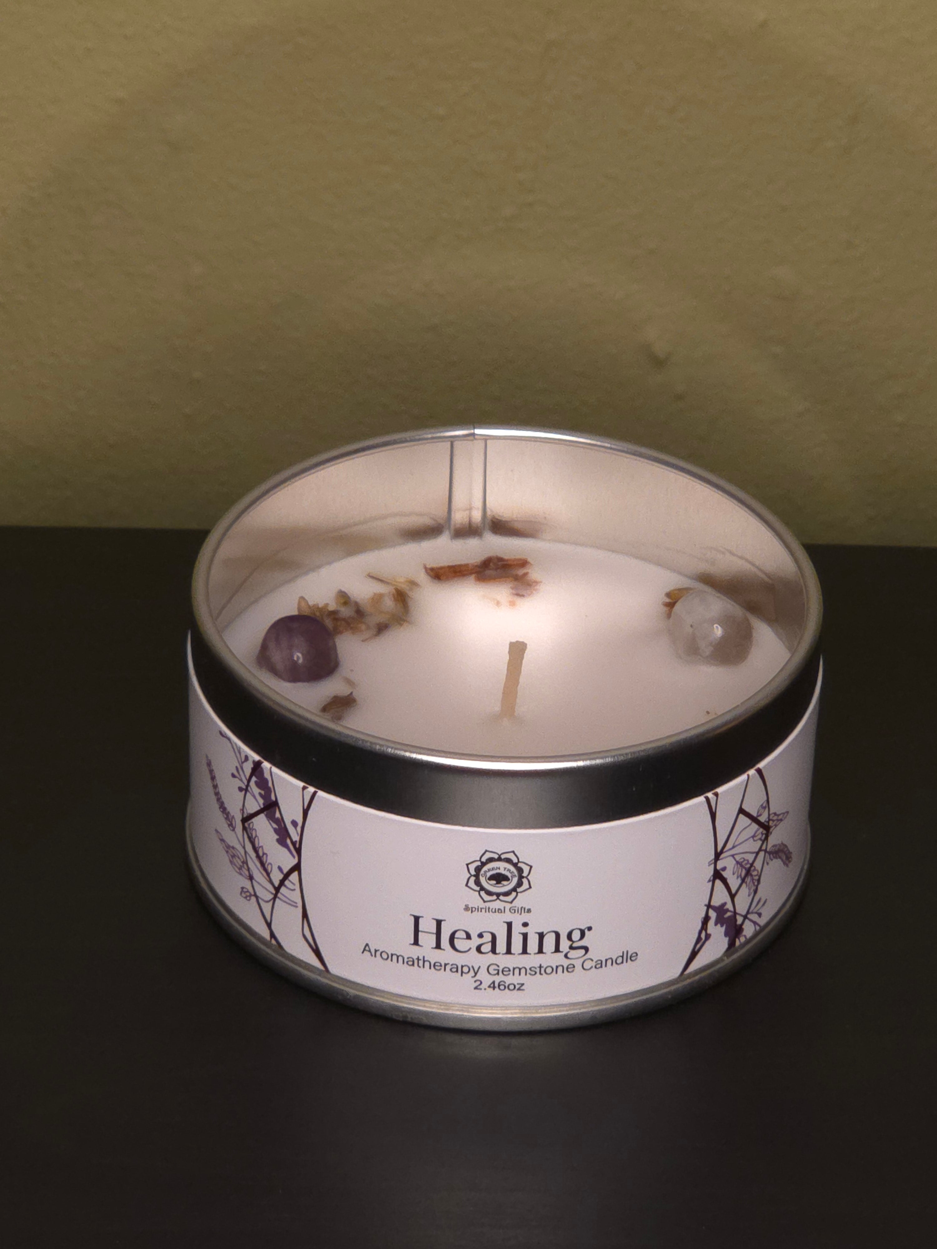 Healing Travel Tin – Lavendel & Amethist (70g)