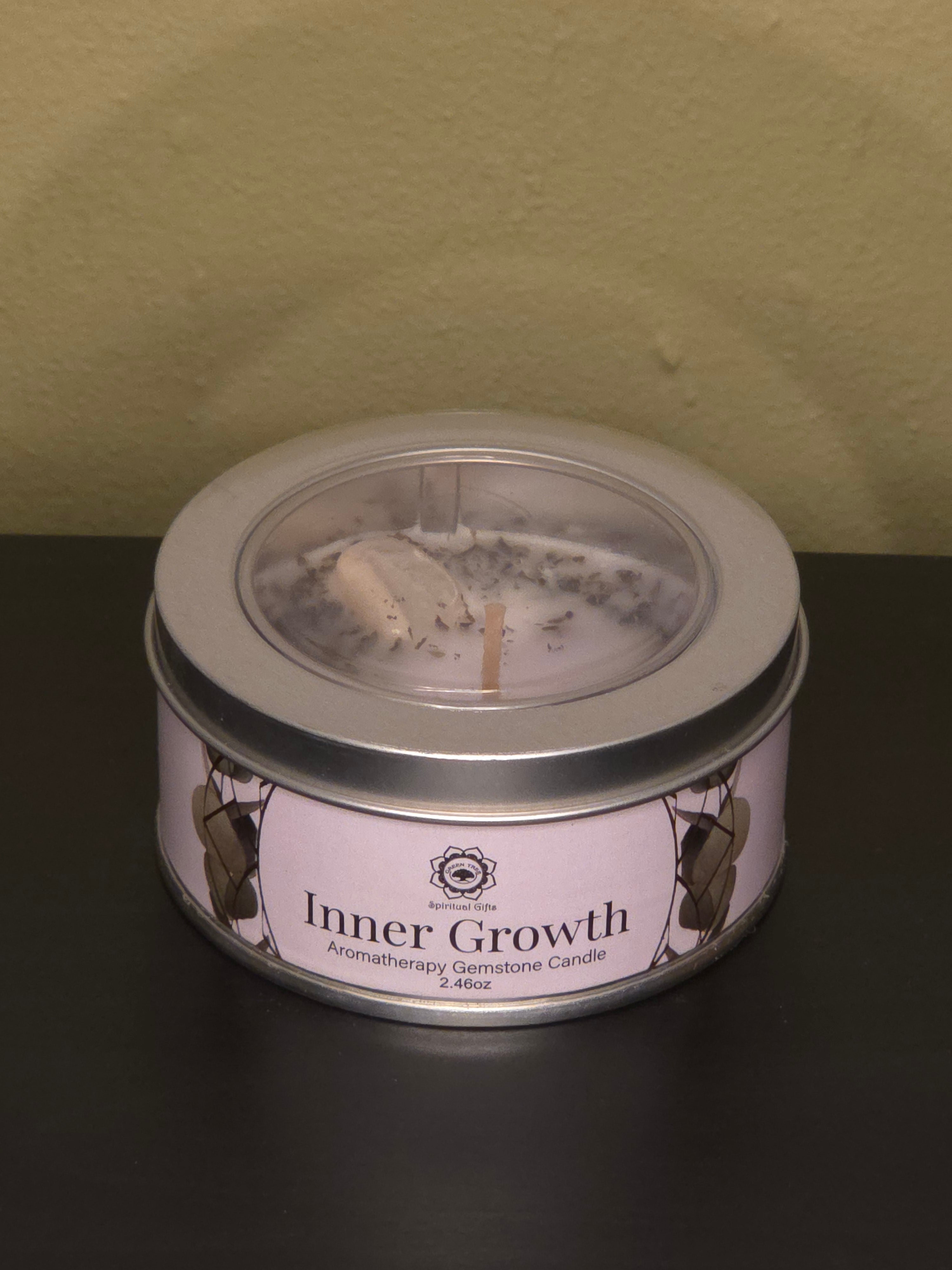 Inner Growth Travel Tin – Kristal voor Groei & Kracht (70g)
