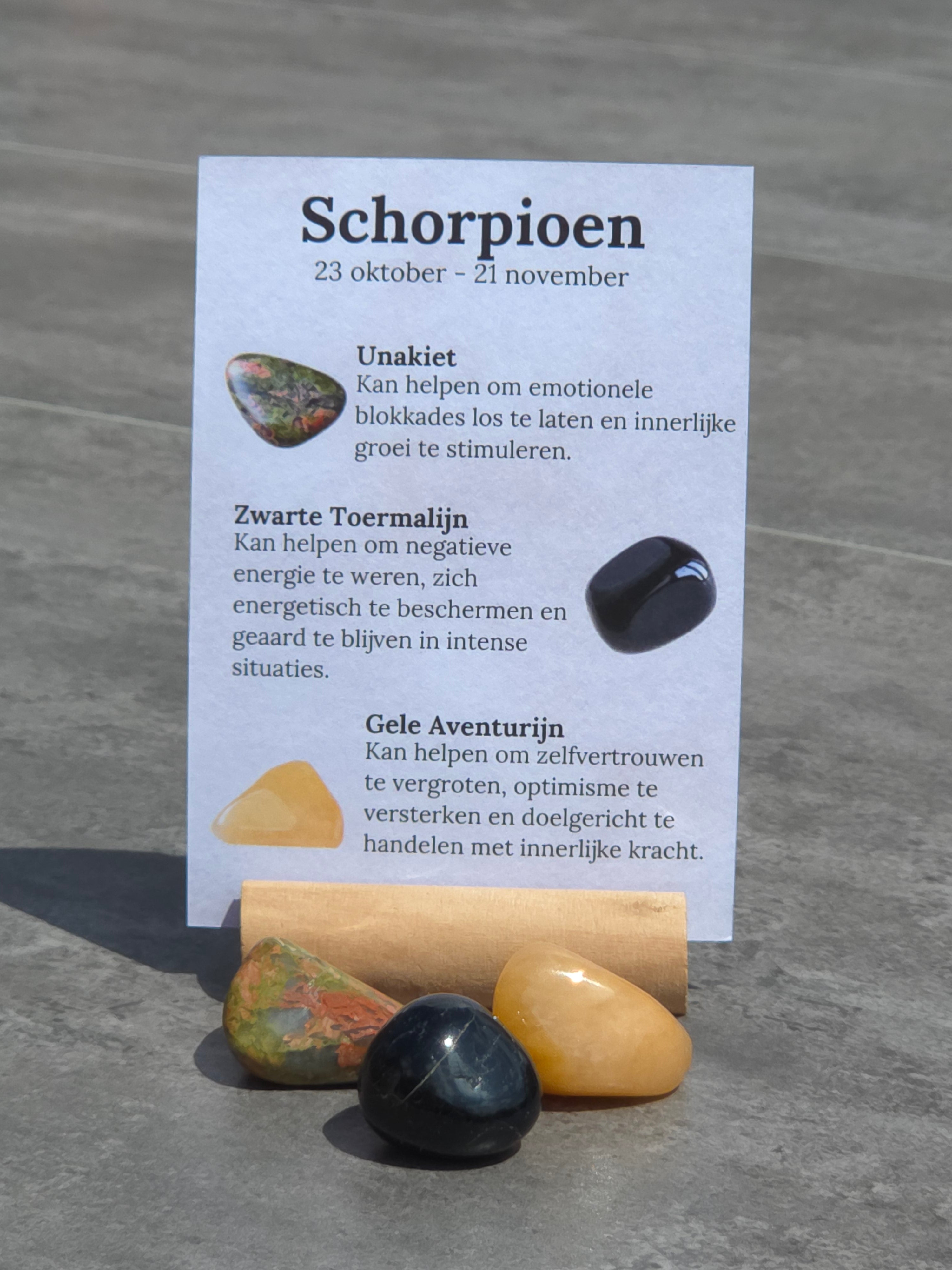 Sterrenbeeld setje Schorpioen