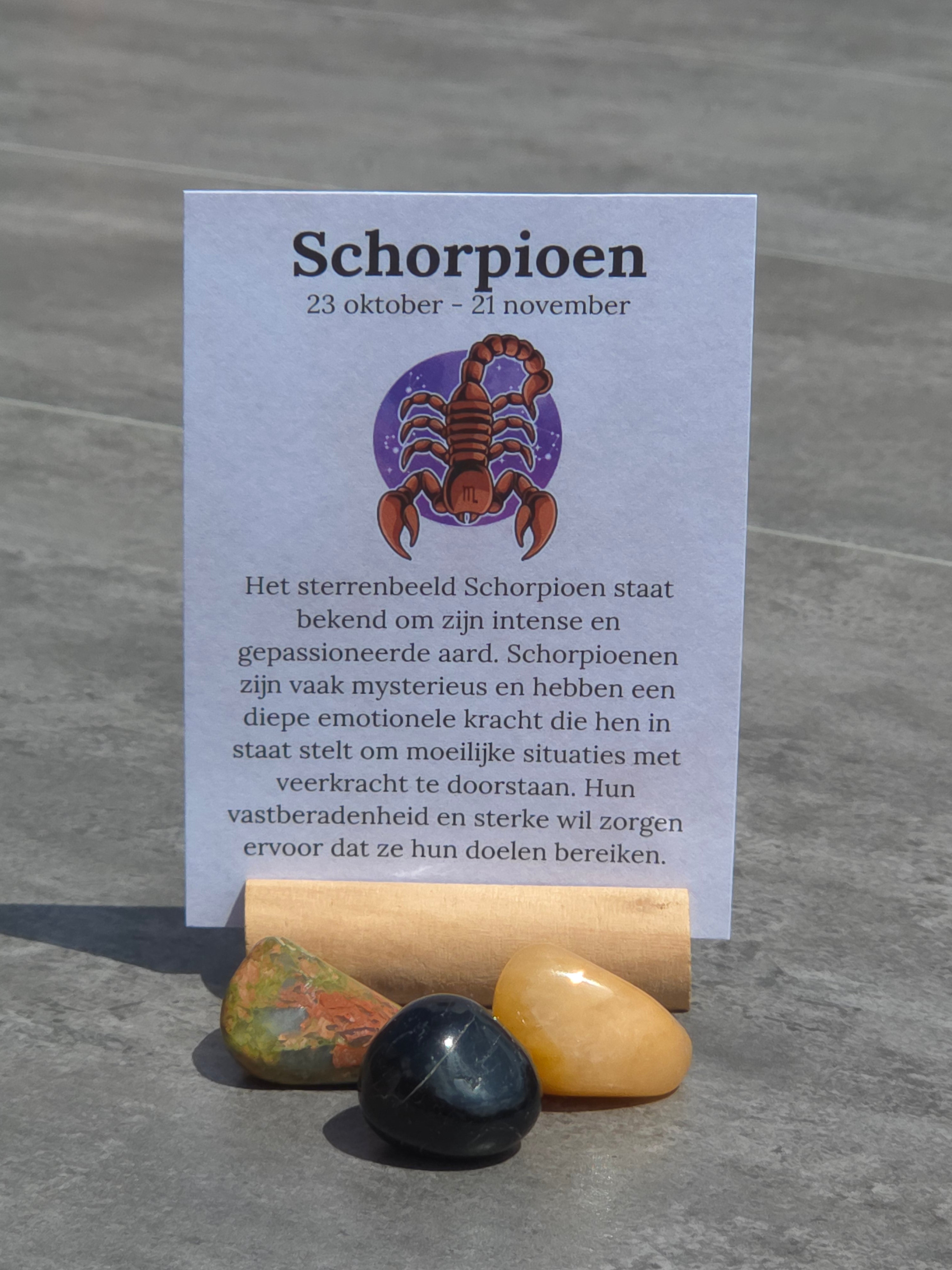 Sterrenbeeld setje Schorpioen