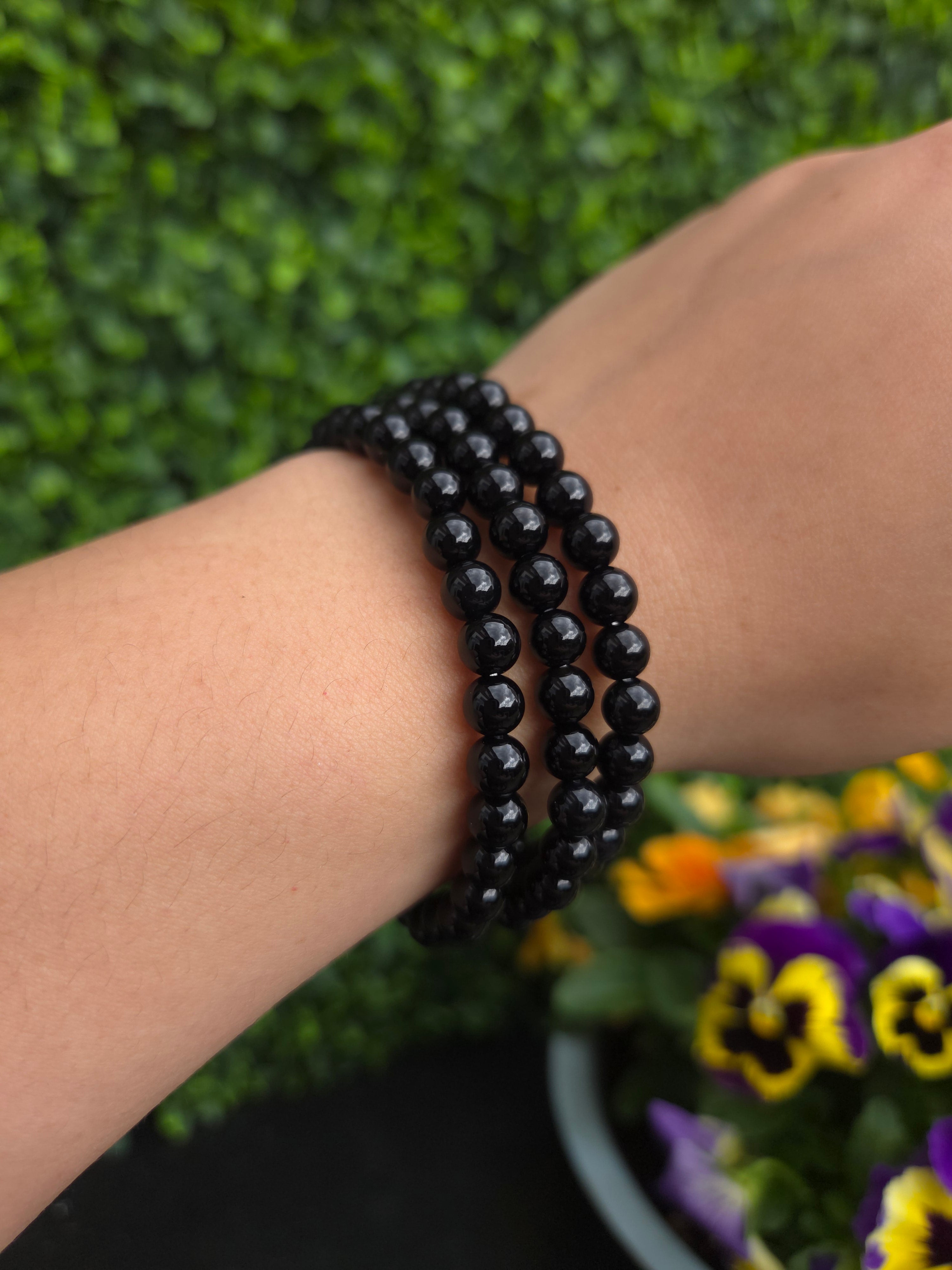 Onyx armband 6mm