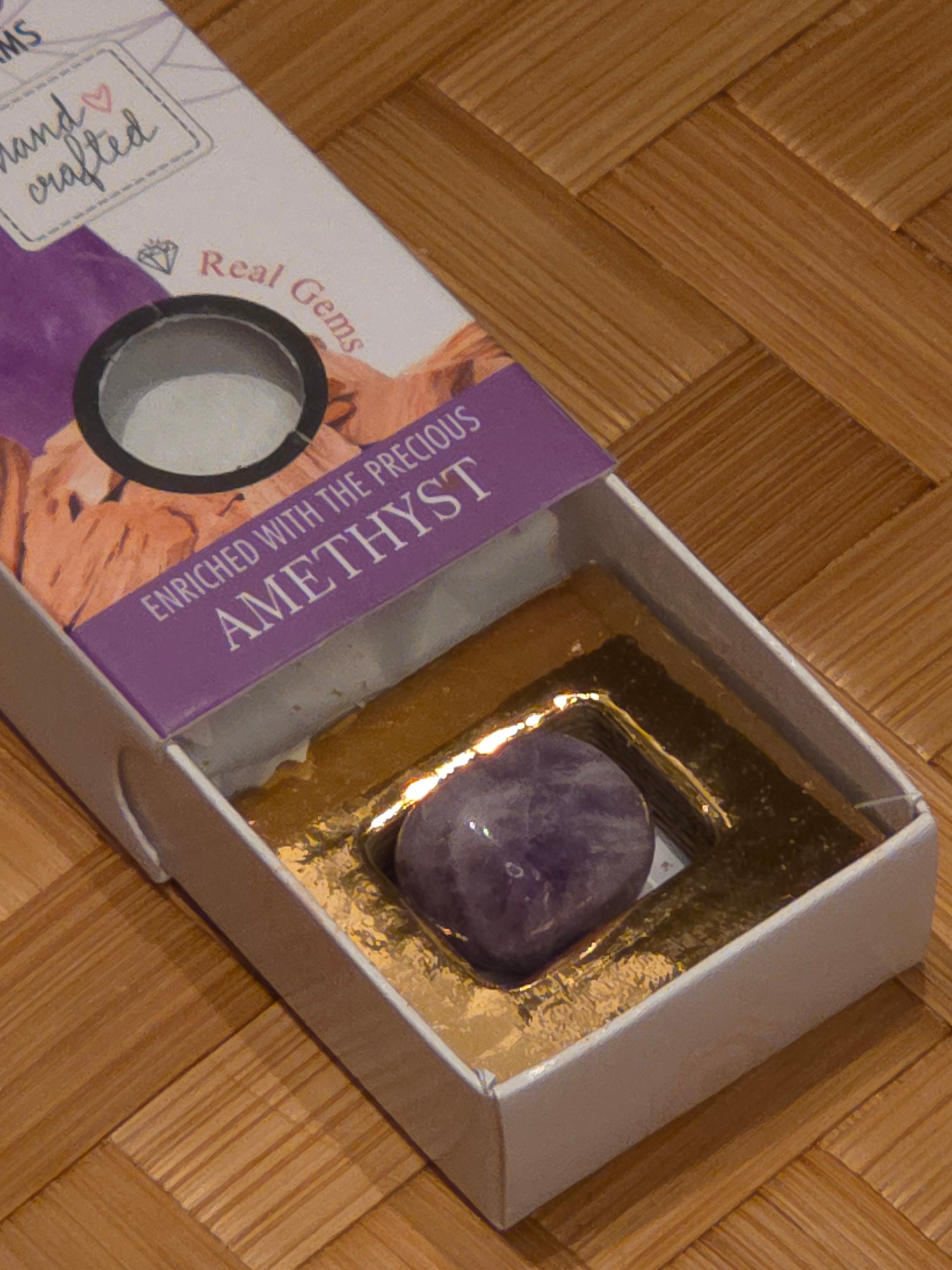 Healing Edelsteen Wierook – Lavendel & Amethist