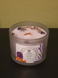 Healing Lavender – Edelsteen Kaars met Amethist & Lavendel