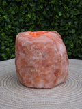 Himalayazout waxinelicht houder