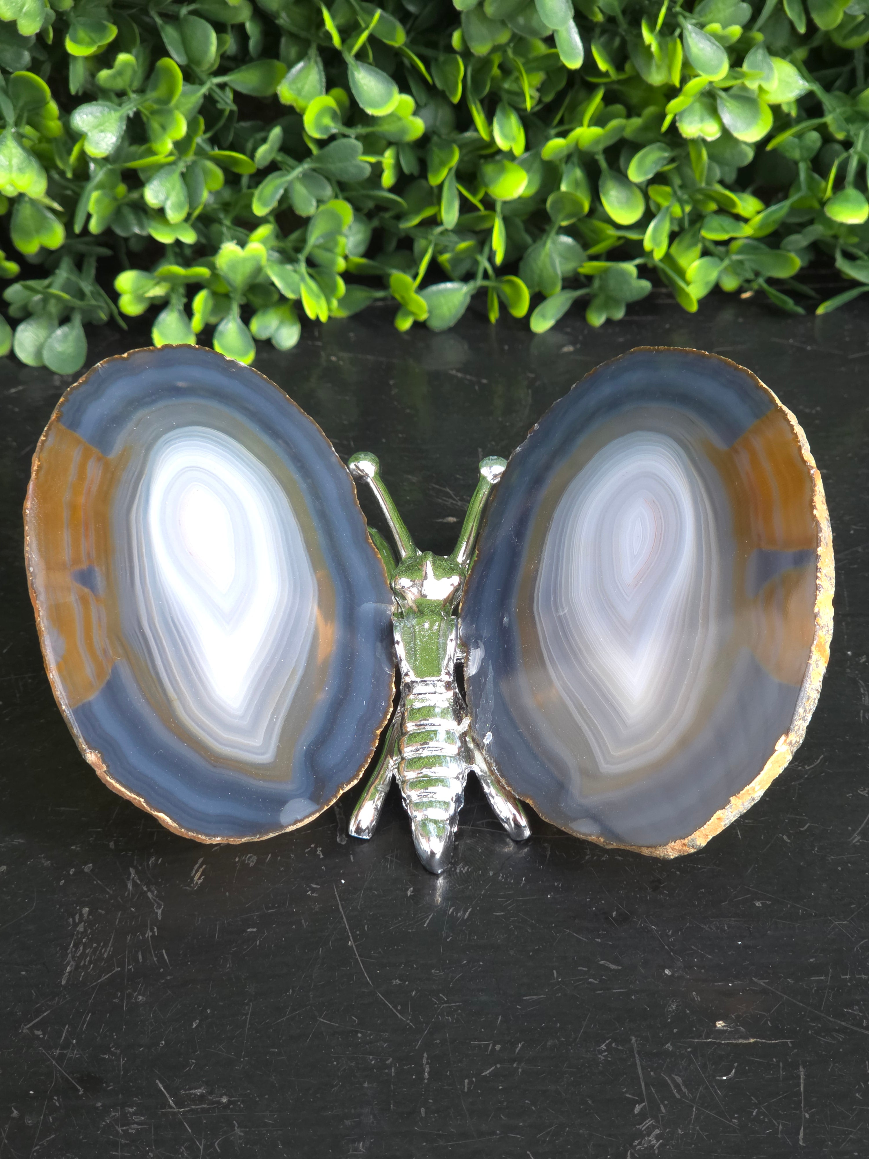 Agaat Vlinder Zilver