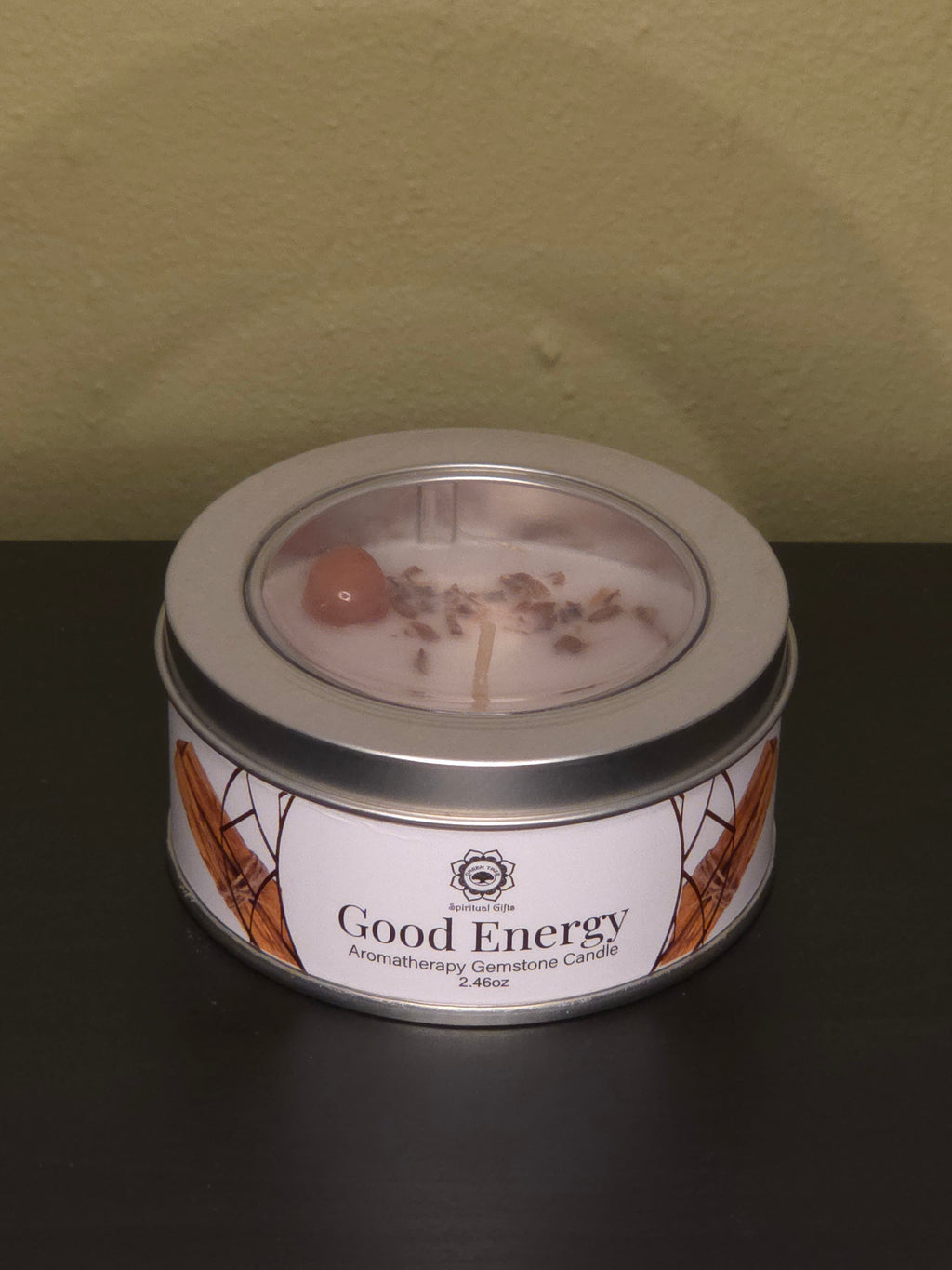 Good Energy Travel Tin – Palo Santo & Carneool (70g)